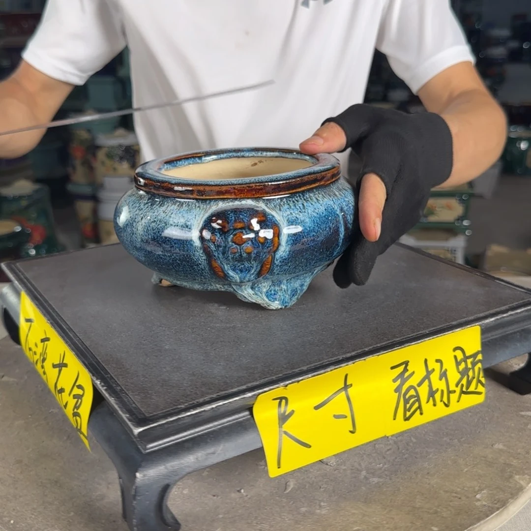 一风堂石湾花盆 内11*6