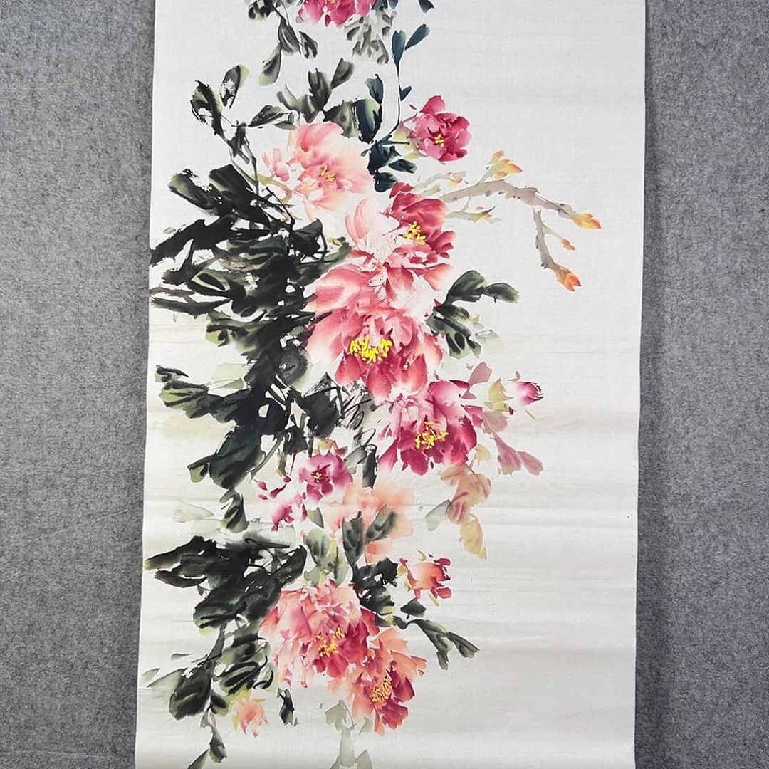 国画102 花鸟和蝴蝶都在等待它
