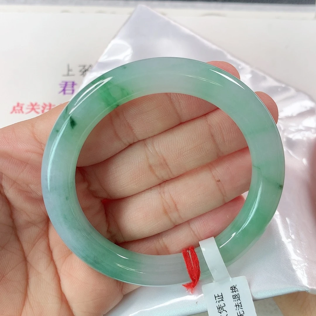 未镶嵌手镯翡翠 需包容表皮裂 ①⑤②