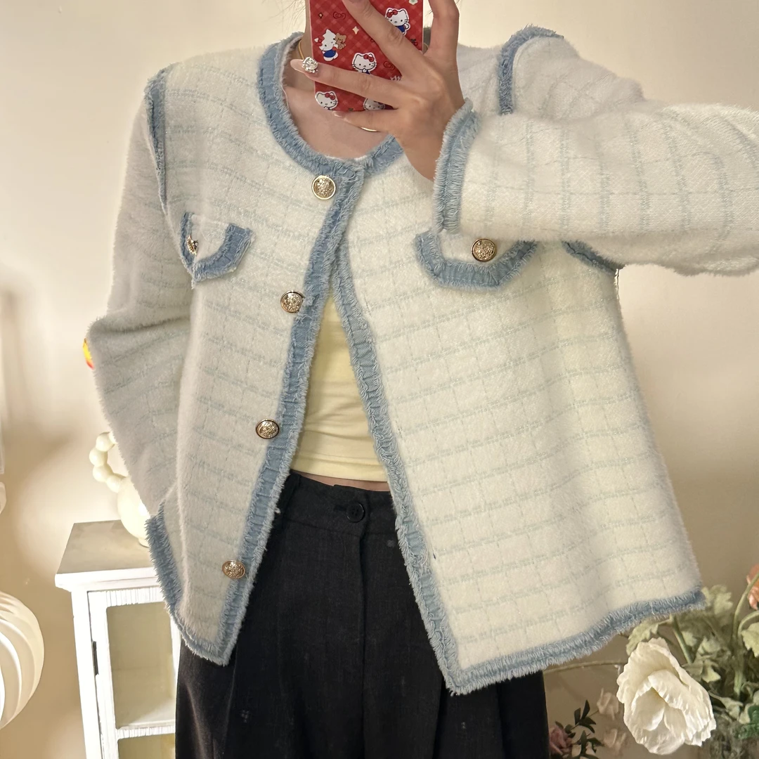 【484】秋冬时尚气质小香风女外套