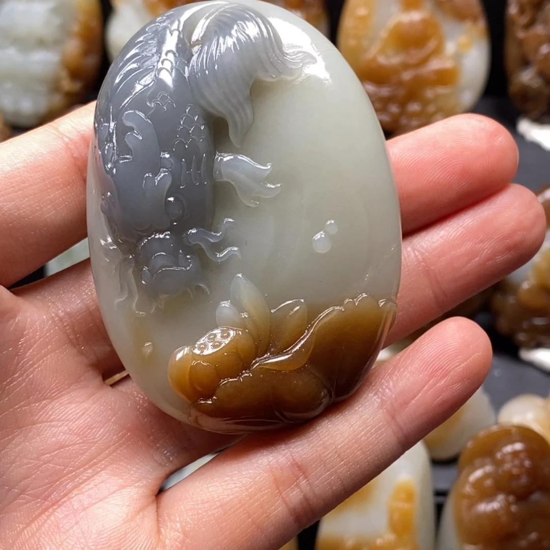 和田玉挂件未镶嵌杰**爷