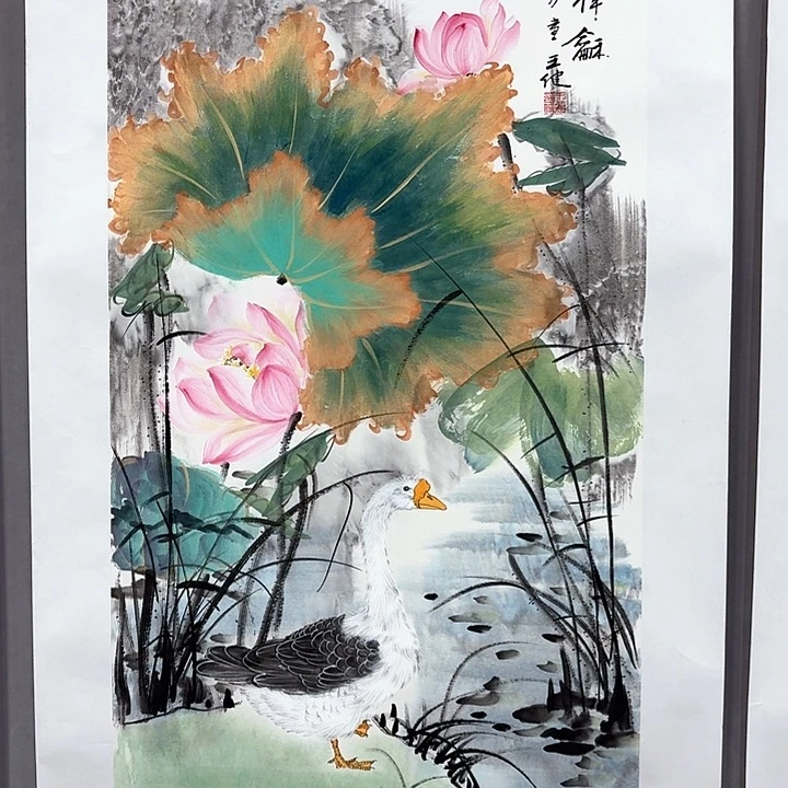 国画亲笔手绘放心去藏