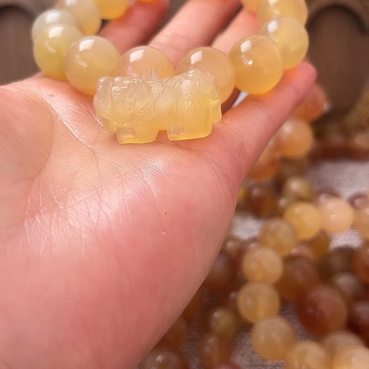 自***翔鹿骨手串/手链1666666666666