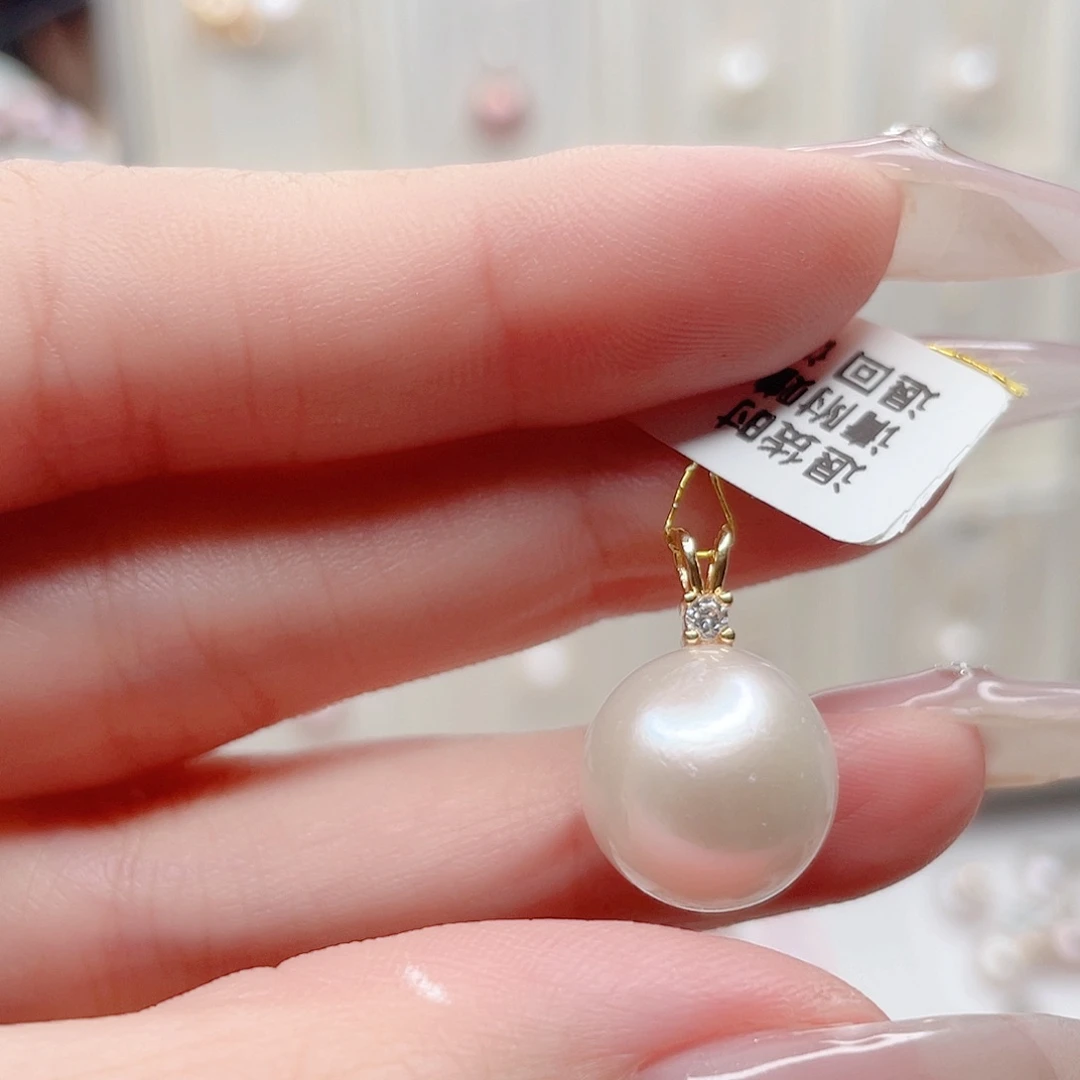 合金淡水珍珠吊坠(赠链)