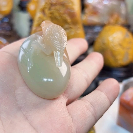 寿山石我**说非常非常喜欢