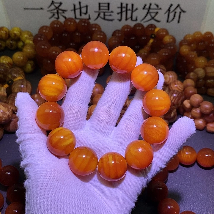 松木（琥珀木）手串/手链2.1 包浆高货