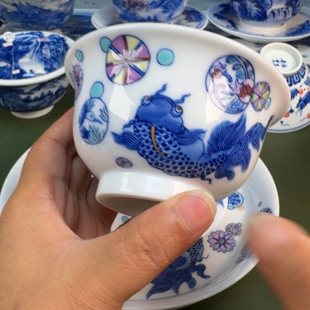 景德镇纯手绘茶具圆圆201