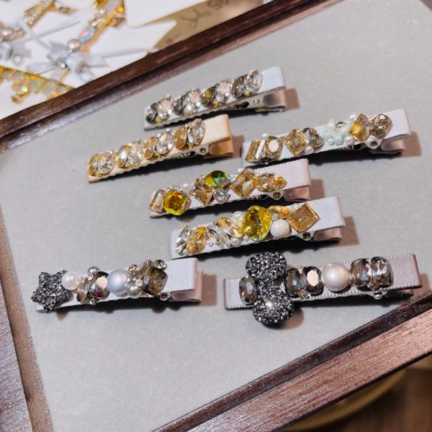 休闲风一字夹发夹发卡日韩饰品千金风轻奢法式满20包邮