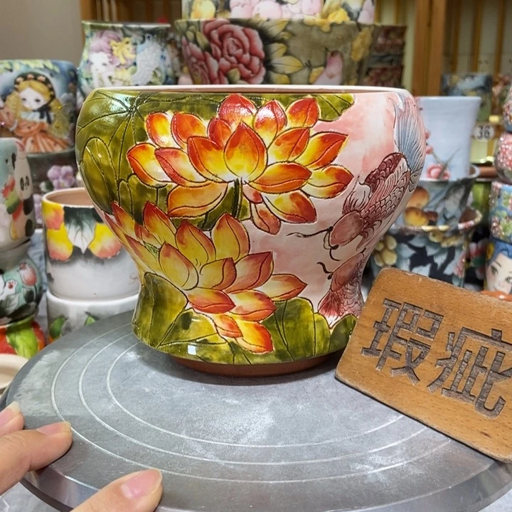 景德镇艺术手绘作品