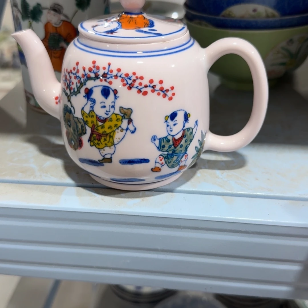 瓷片摆件手绘瓷器全部处理