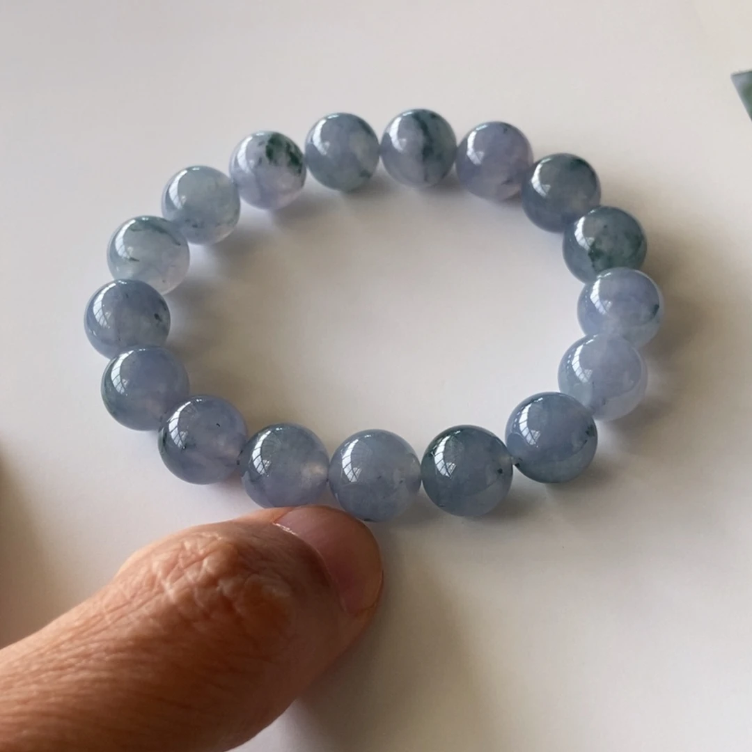 小***小翡翠未镶嵌手链翡翠手串珠链工厂自己生产的