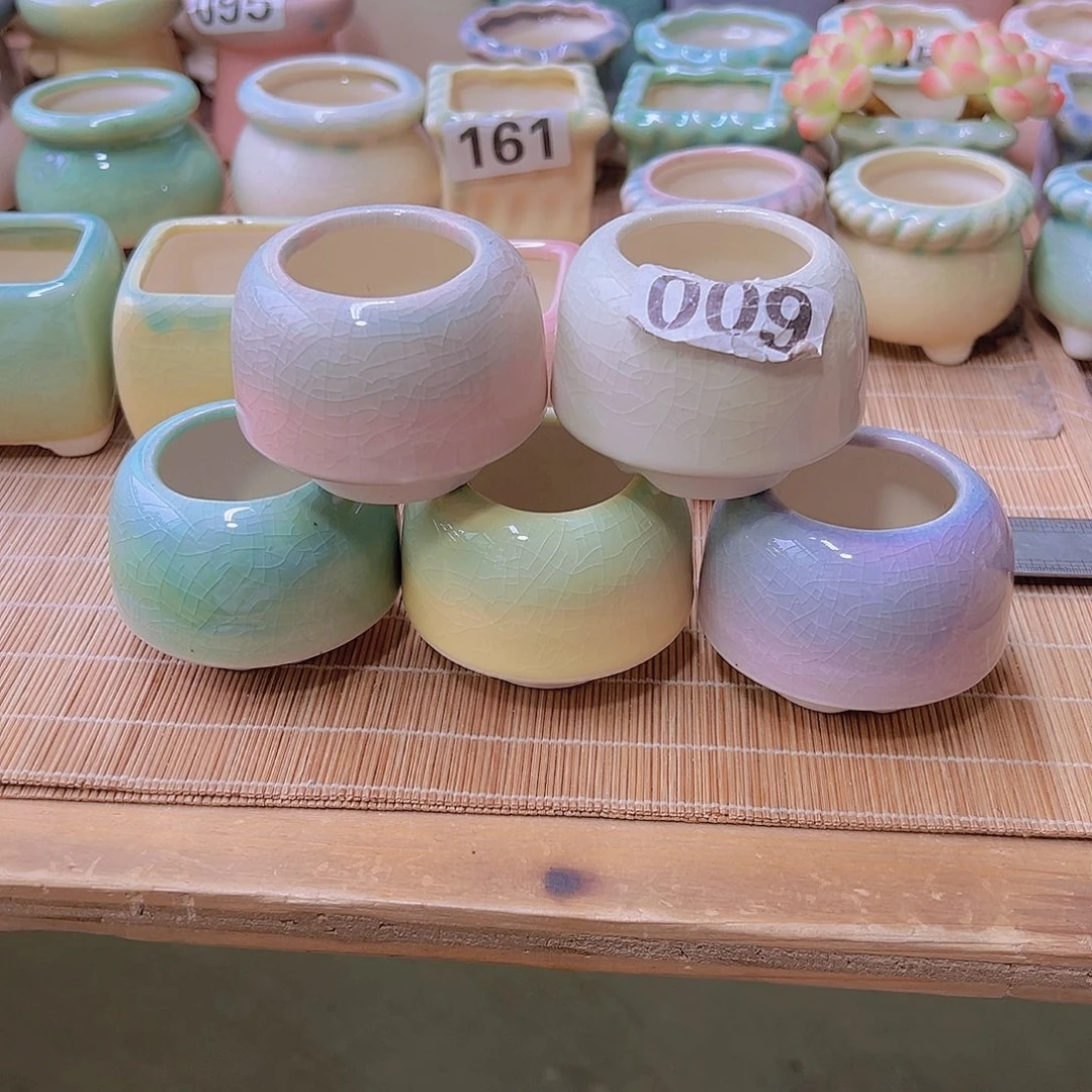 红陶陶瓷花盆当场满12包邮