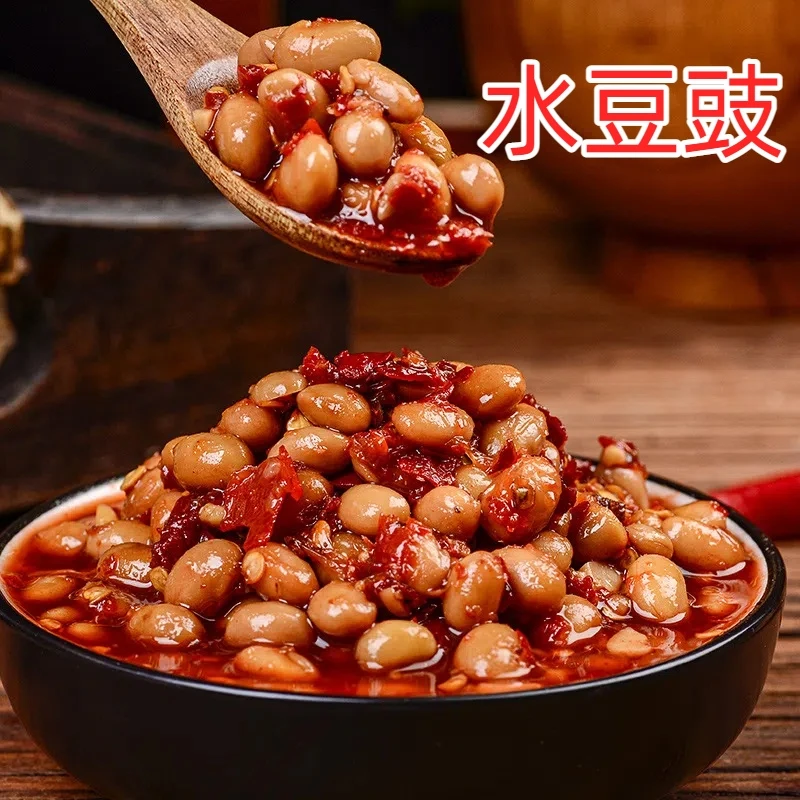 开州特产水豆豉老坛风味发酵酱香开胃下饭菜