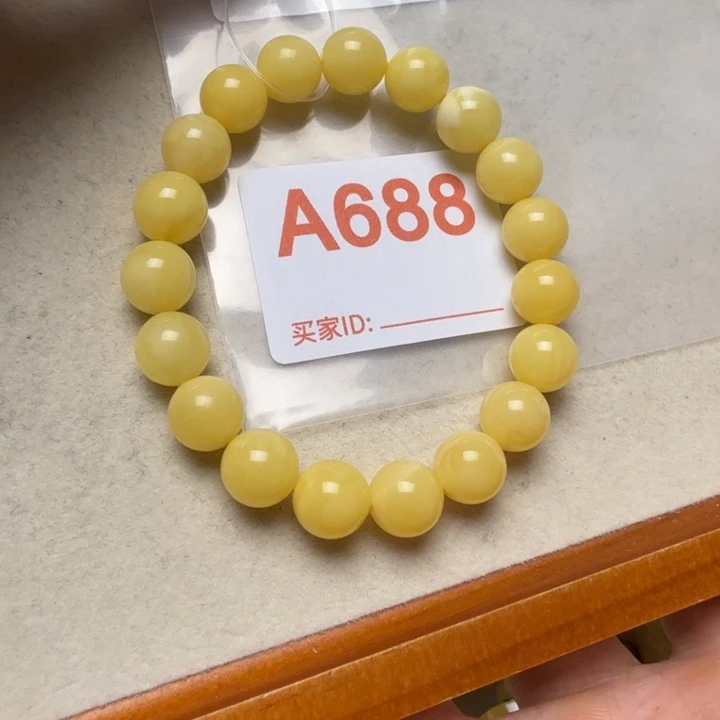 用***3琥珀未镶嵌手串琥珀蜜蜡手串10mm+