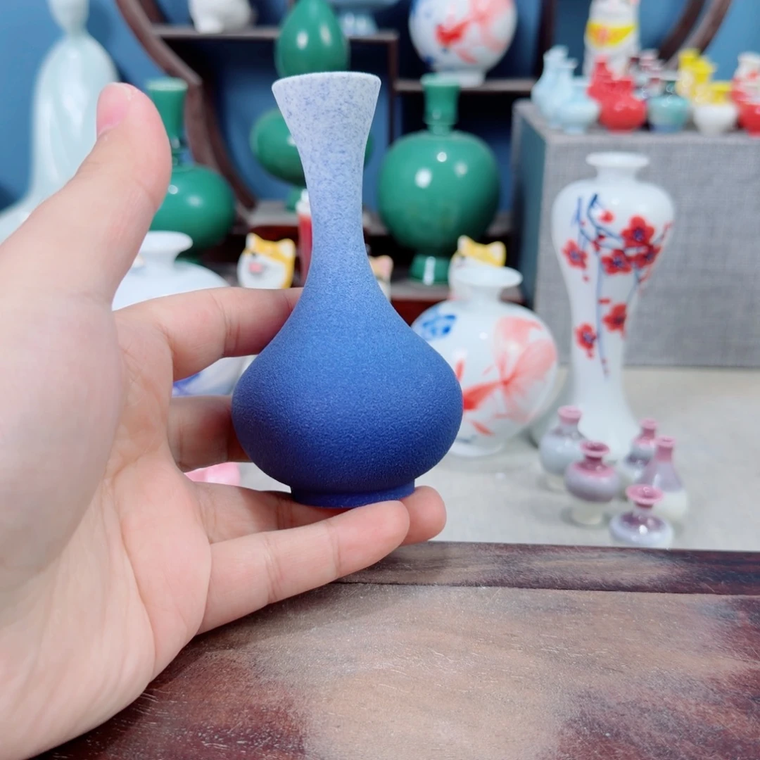 陶瓷手工小花器摆件