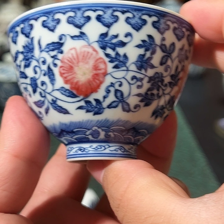 微瑕臻玉古坊原矿孔雀石釉里红