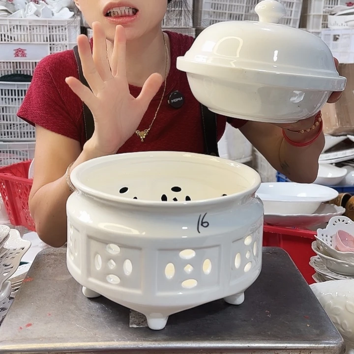 盘微瑕产品………F213一套铜钱炉