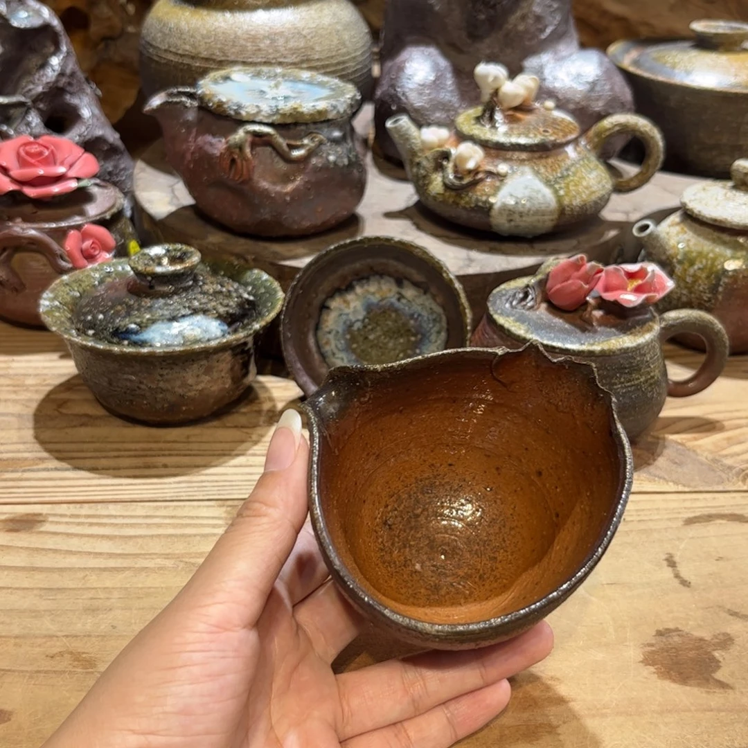 柴烧茶具福利来啦