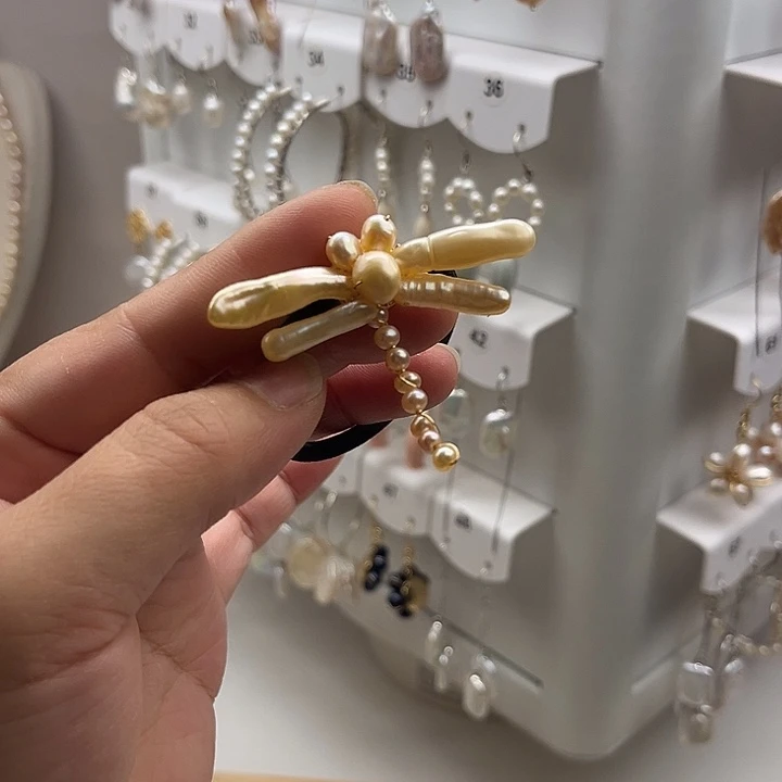 未镶嵌发饰淡水珍珠