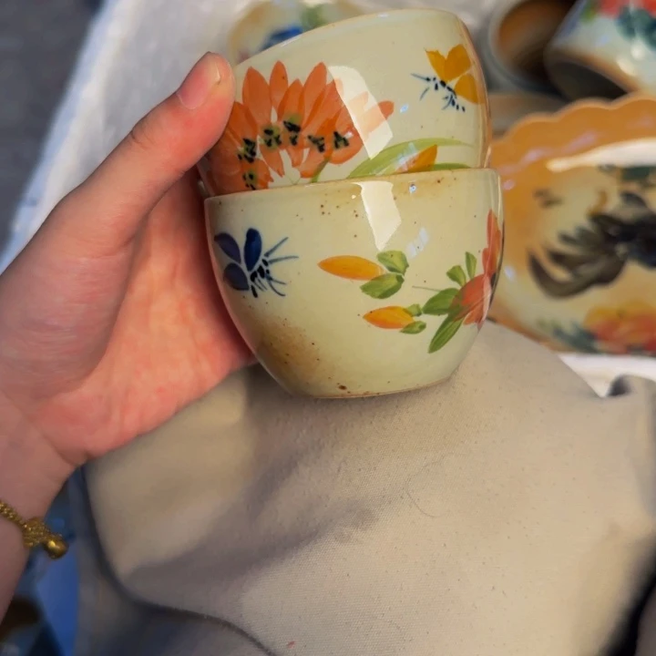 瓷片景德镇陶瓷手工手绘