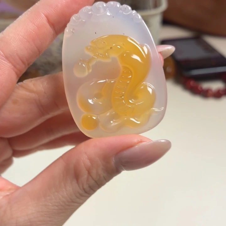 玛瑙/玉髓吊坠(不含链)未镶嵌