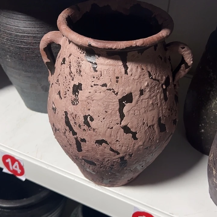 粗陶盆默认打孔高25口14
