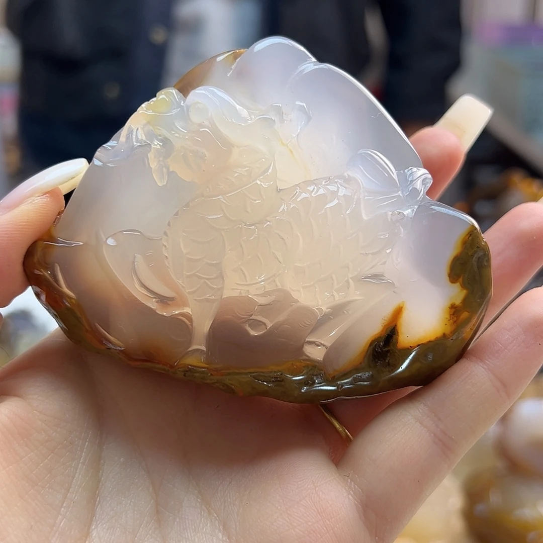 玛瑙/玉髓未镶嵌吊坠(不含链)