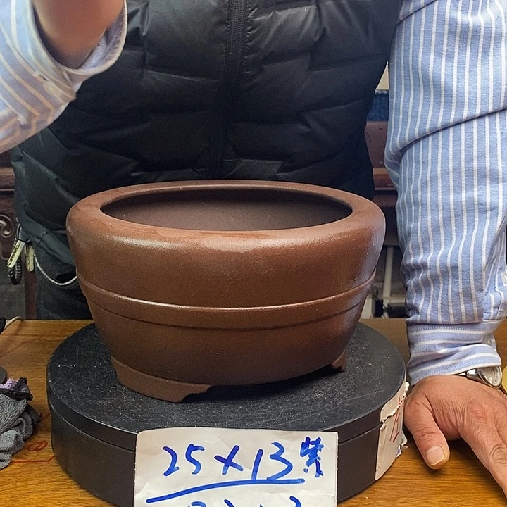 紫砂花盆货号一只DW03