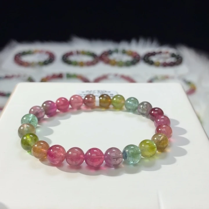 碧玺手链未镶嵌8.2mm±