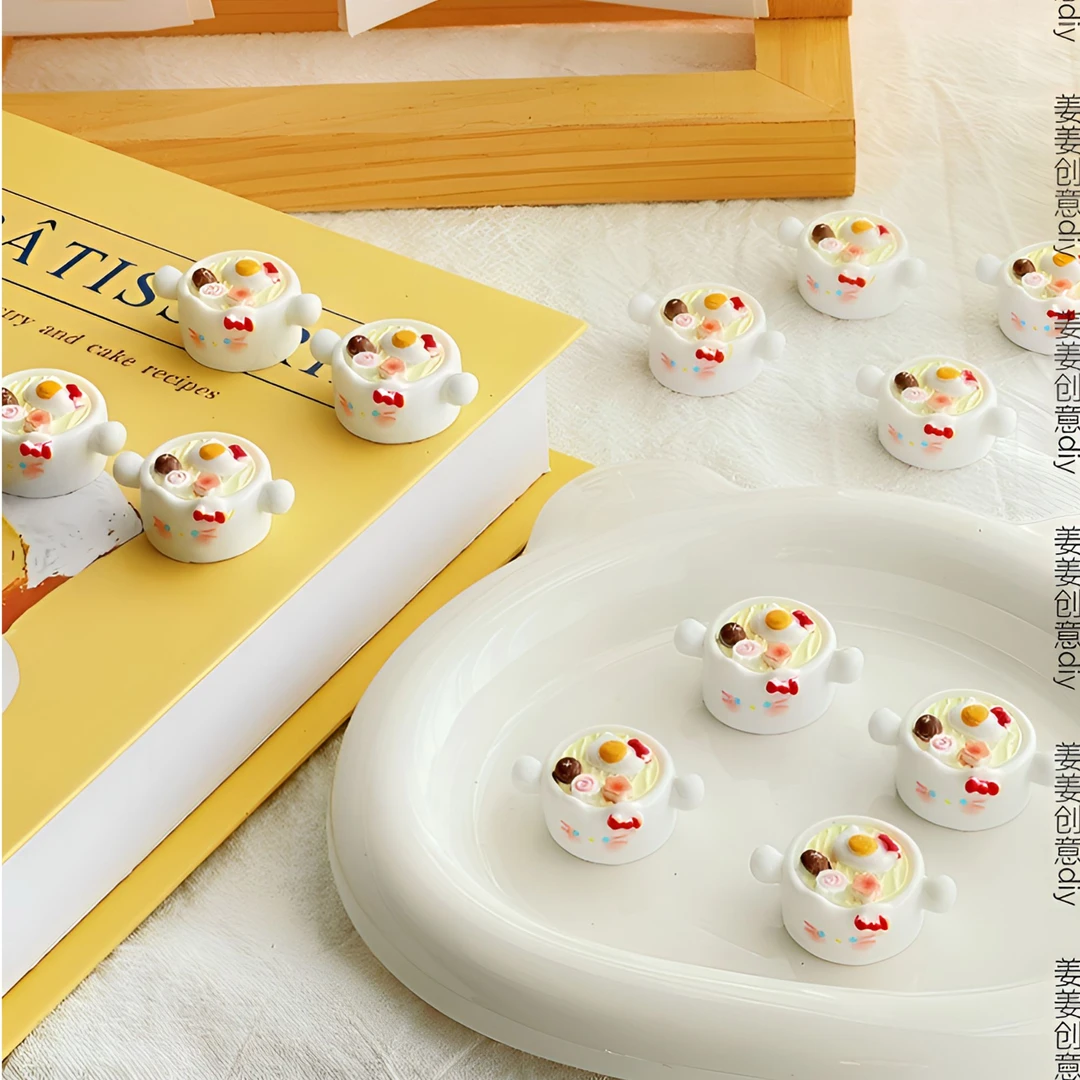 【Kitty泡面锅】diy树脂配件创意制做手工卡通ins