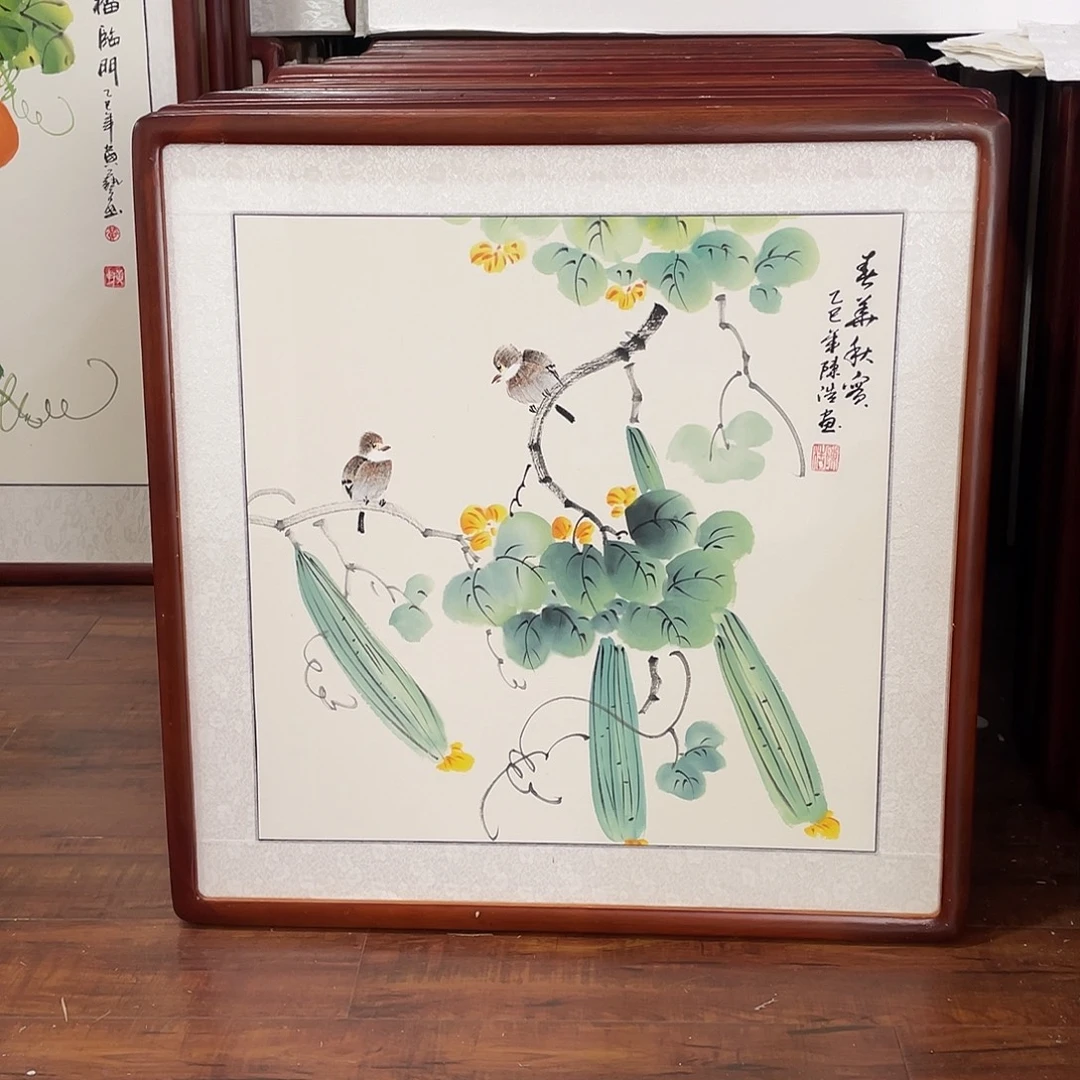 国画带框尺寸63*63厘米