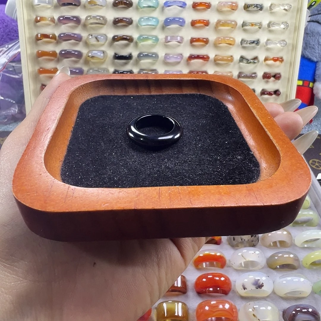 Y***E玛瑙/玉髓未镶嵌戒指A27不退换16.1港12