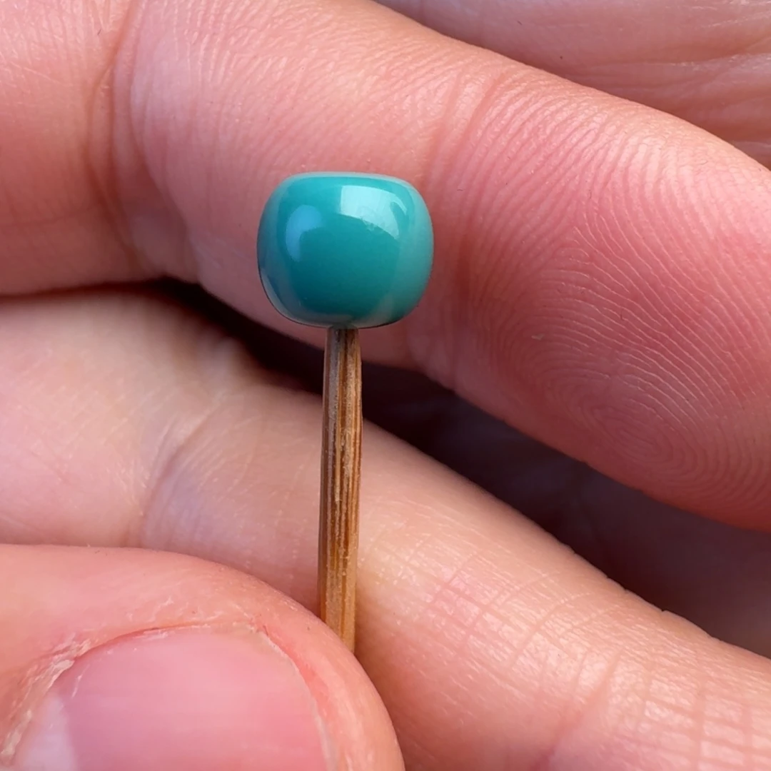 绿松石未镶嵌珠宝奇石7.2mm