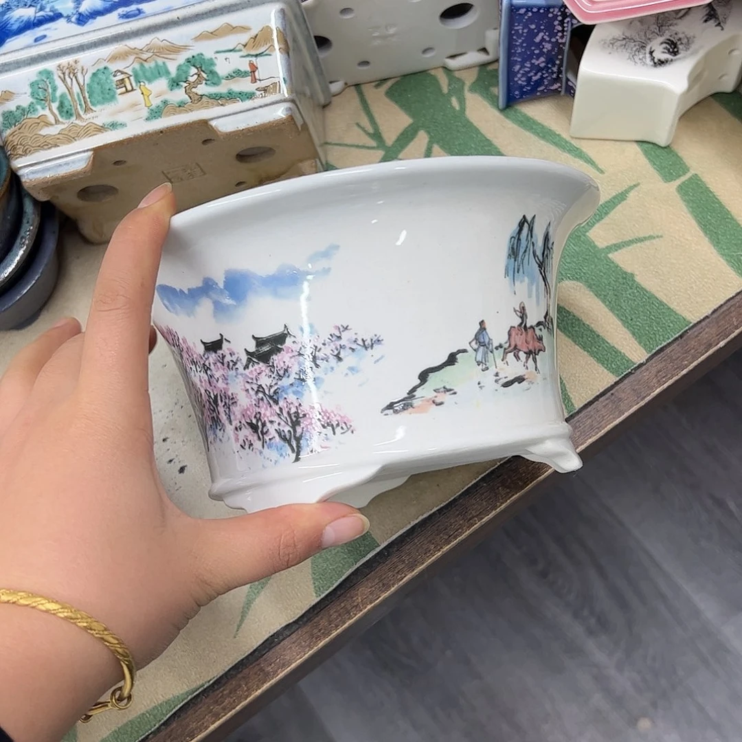 花盆紫砂438号瑕疵19.5/10cm