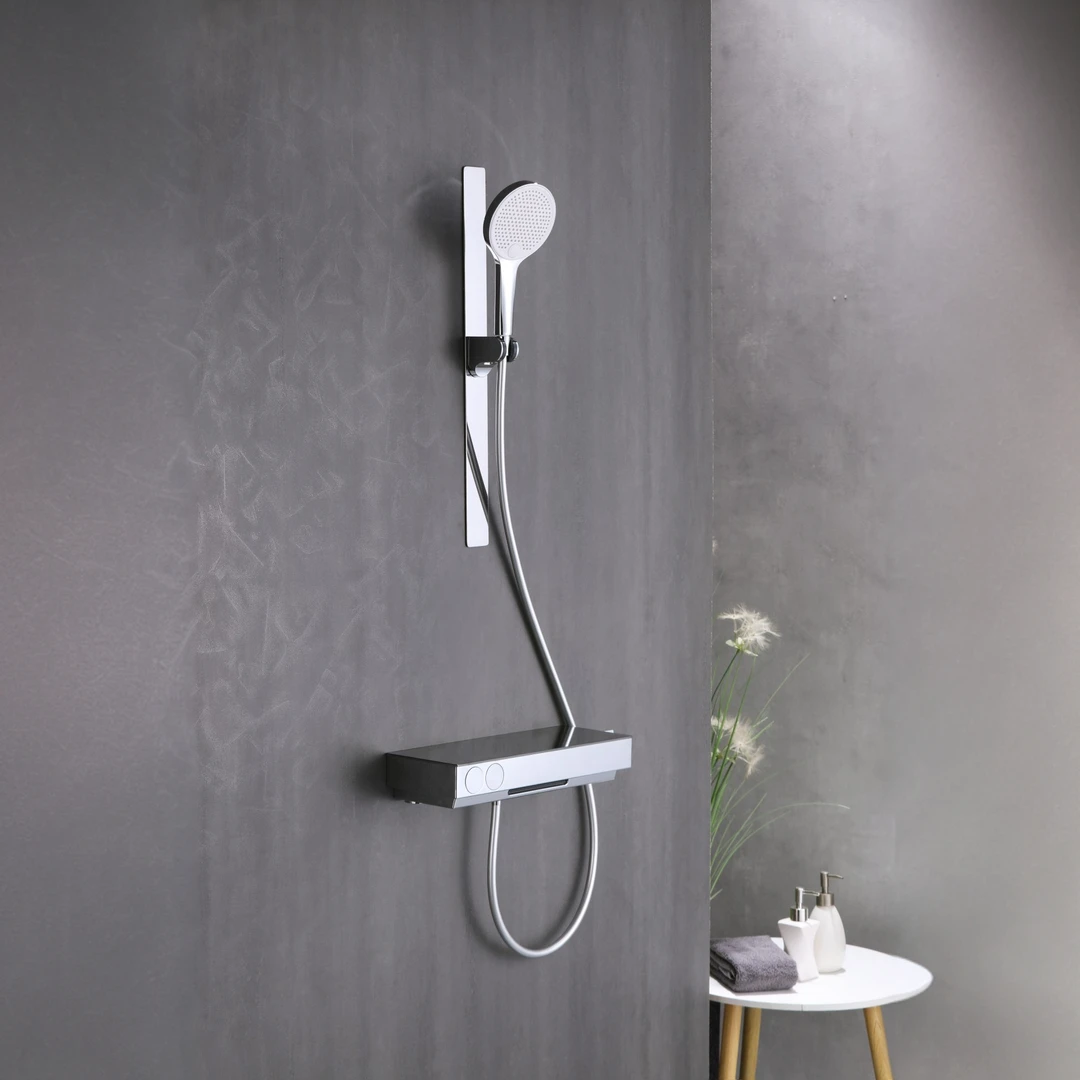 东格0269淋浴花洒套装浴霸卫浴简易分体式无顶喷卫生间增压混水阀