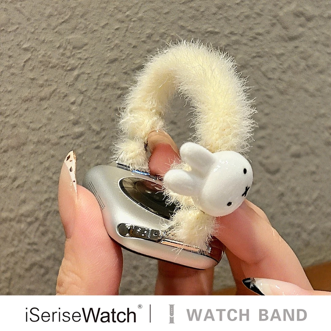 iserisewatch适用applewatchs11表带iwatchs10苹果手表米菲兔圣诞