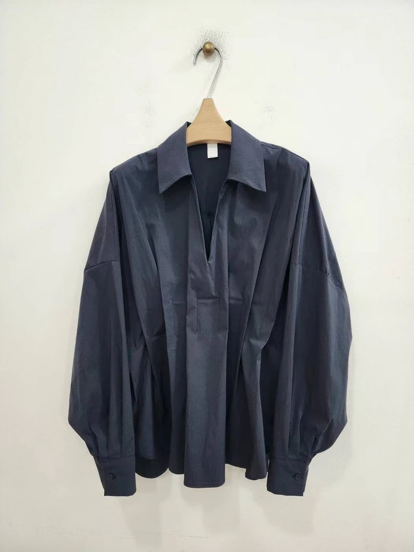 韩国春季新款设计感衬衫