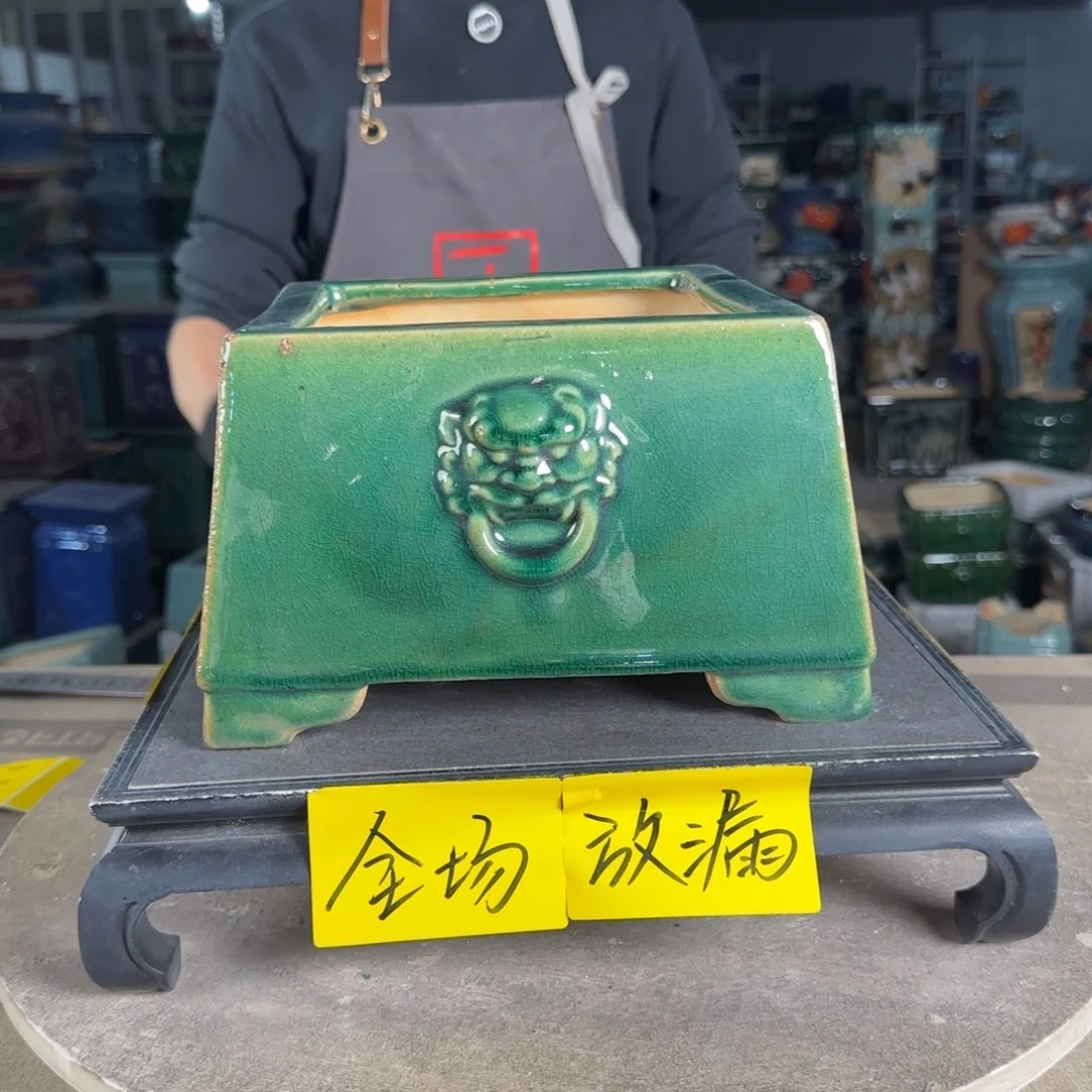 一风堂石湾花盆。微瑕