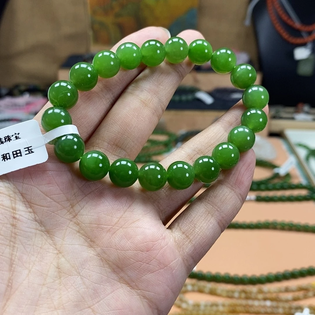和田玉（碧玉）未镶嵌颈饰段*