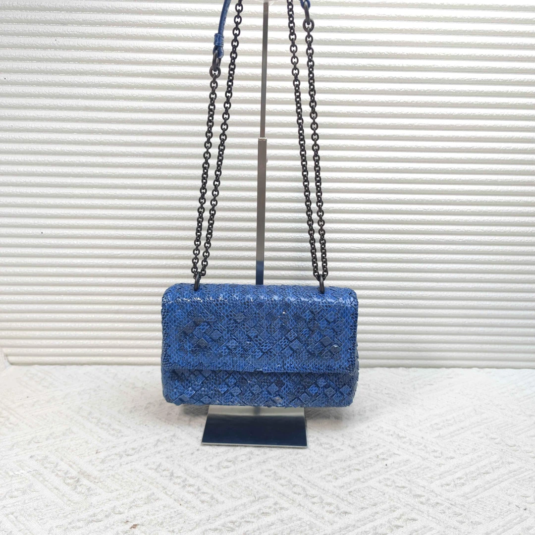 95新 BOTTEGA VENETA/葆蝶家 BV葆蝶家olimpia编织包斜挎包单肩背