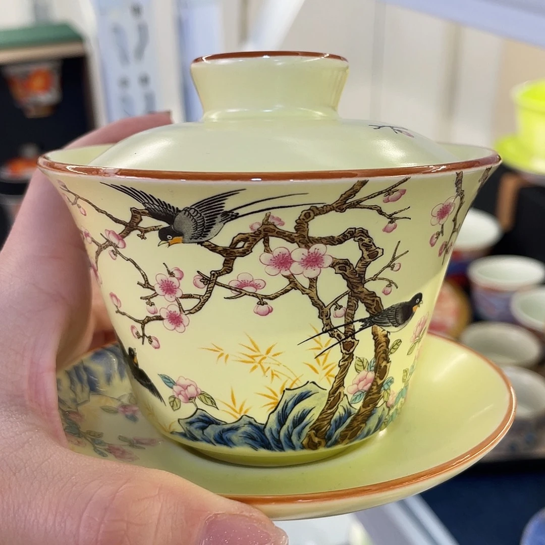 陶景德陶瓷盖碗茶具