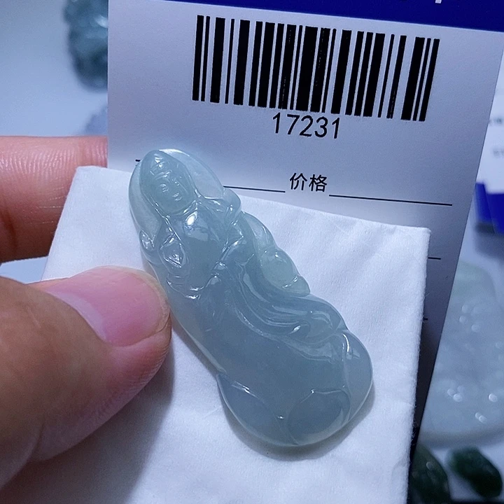 翡翠未镶嵌颈饰天光墟翡翠市场现金代购