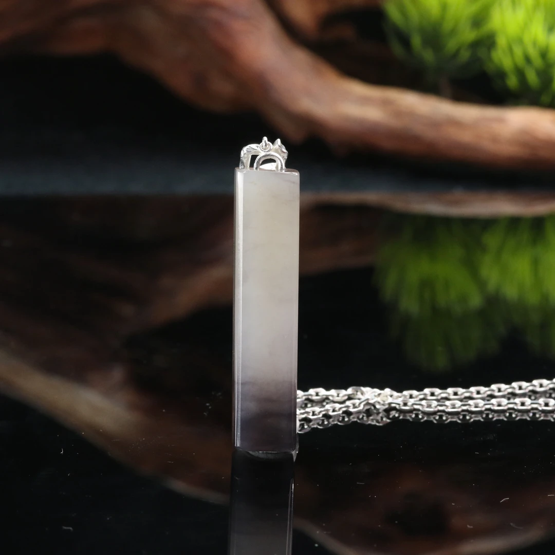 17和田玉青花无事柱/402149上海嘉禾拍卖