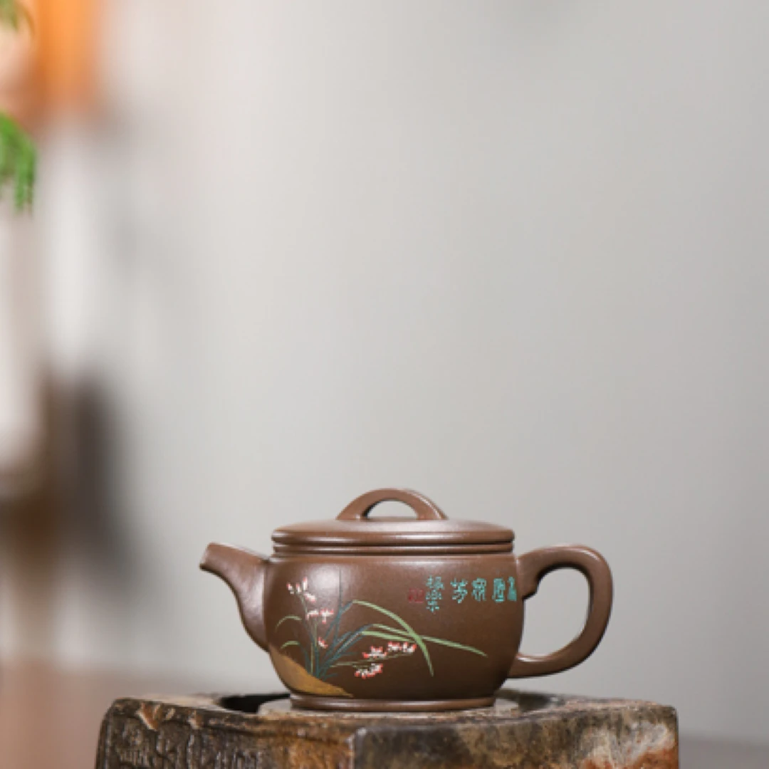 汉瓦 鲨皮青 250cc 【作者】毛阿明 紫砂技艺传承人