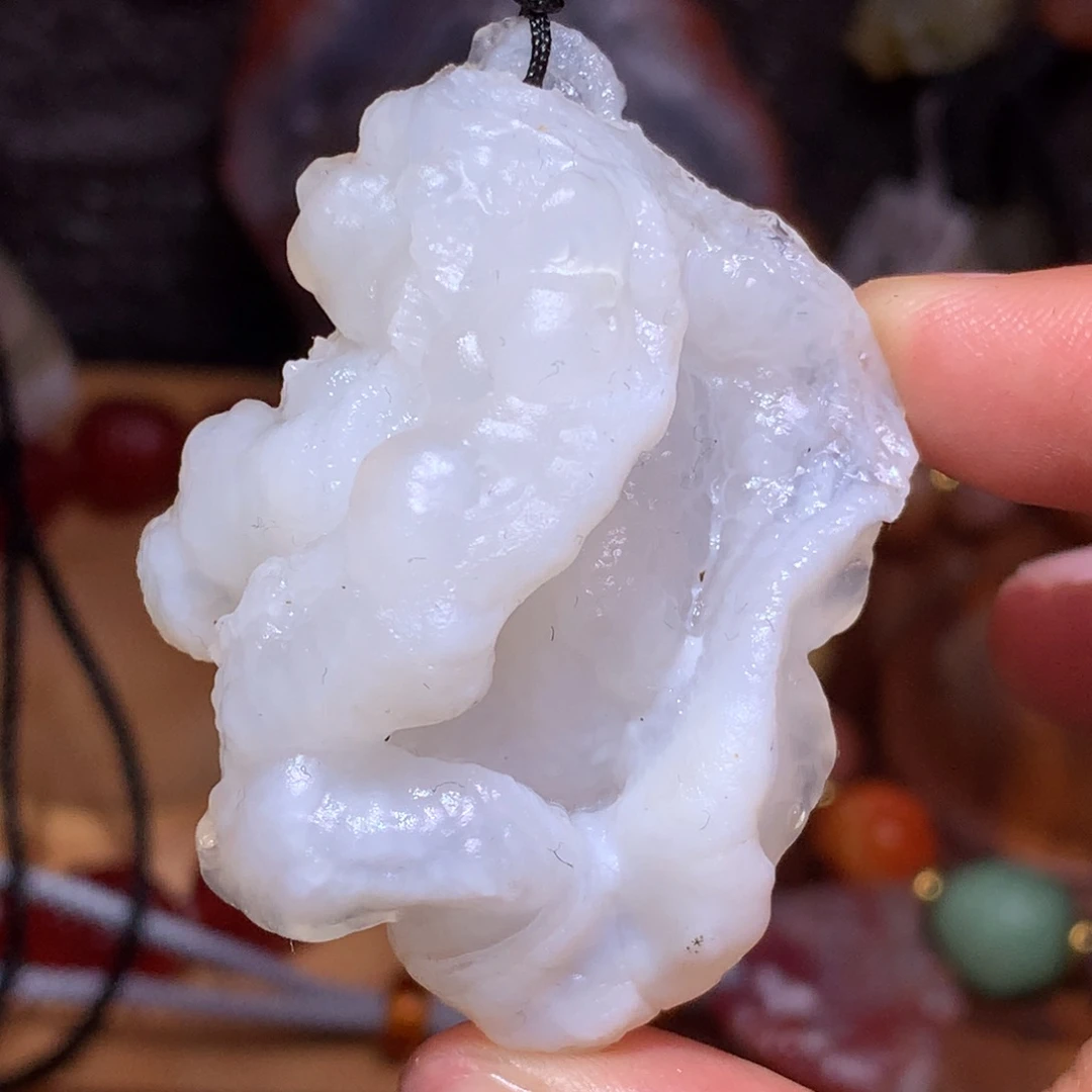 未镶嵌玛瑙/玉髓珠宝半成品