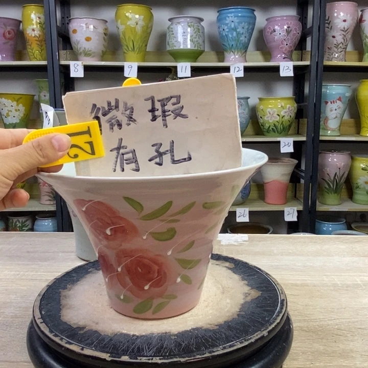 景德镇高温陶瓷花盆