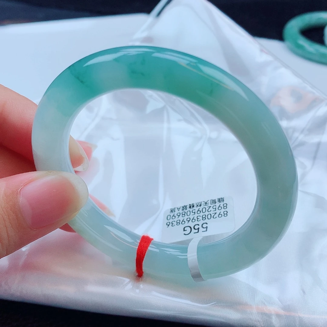 翡翠未镶嵌手镯天然缅甸翡翠A货手镯