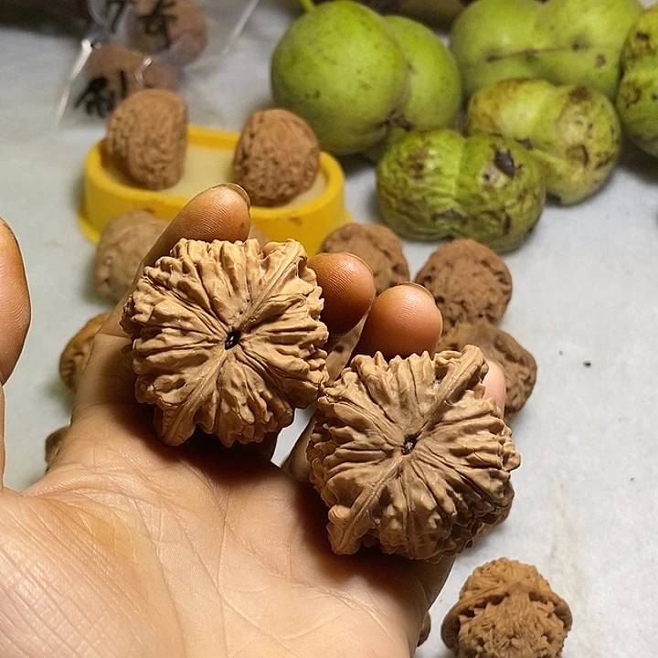 把件文玩核桃官帽49尺