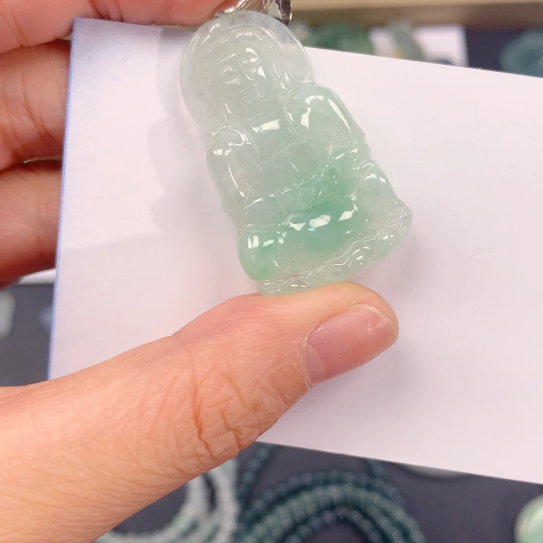 翡翠未镶嵌颈饰纯天然a货翡翠