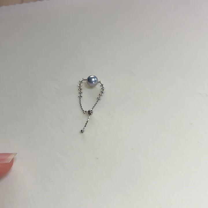 戒指18K金镶嵌海水珍珠